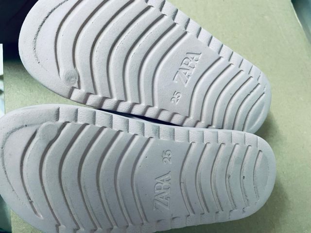 Chanclas Zara niña rosa talla 25