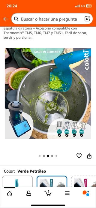 Espátula giratoria Thermomix TM5/TM6/TM7 y TM31