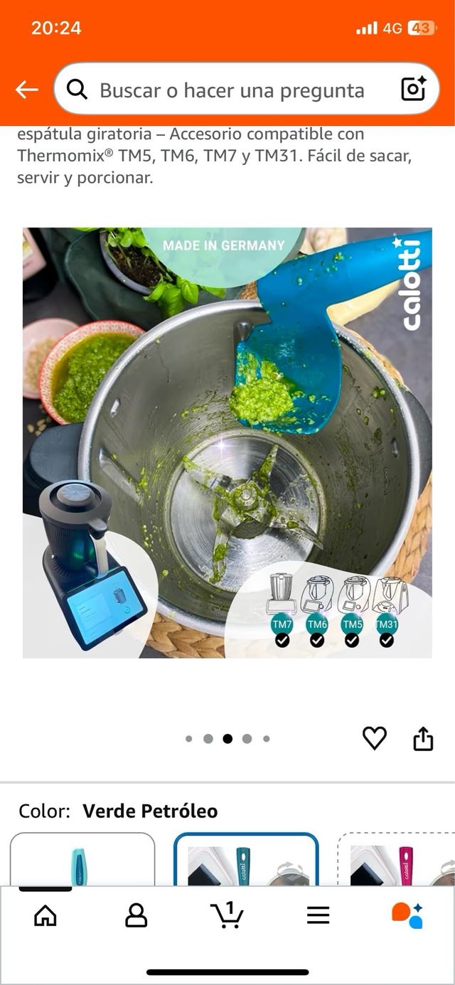 Palettina rotante Thermomix TM5/TM6/TM7 e TM31