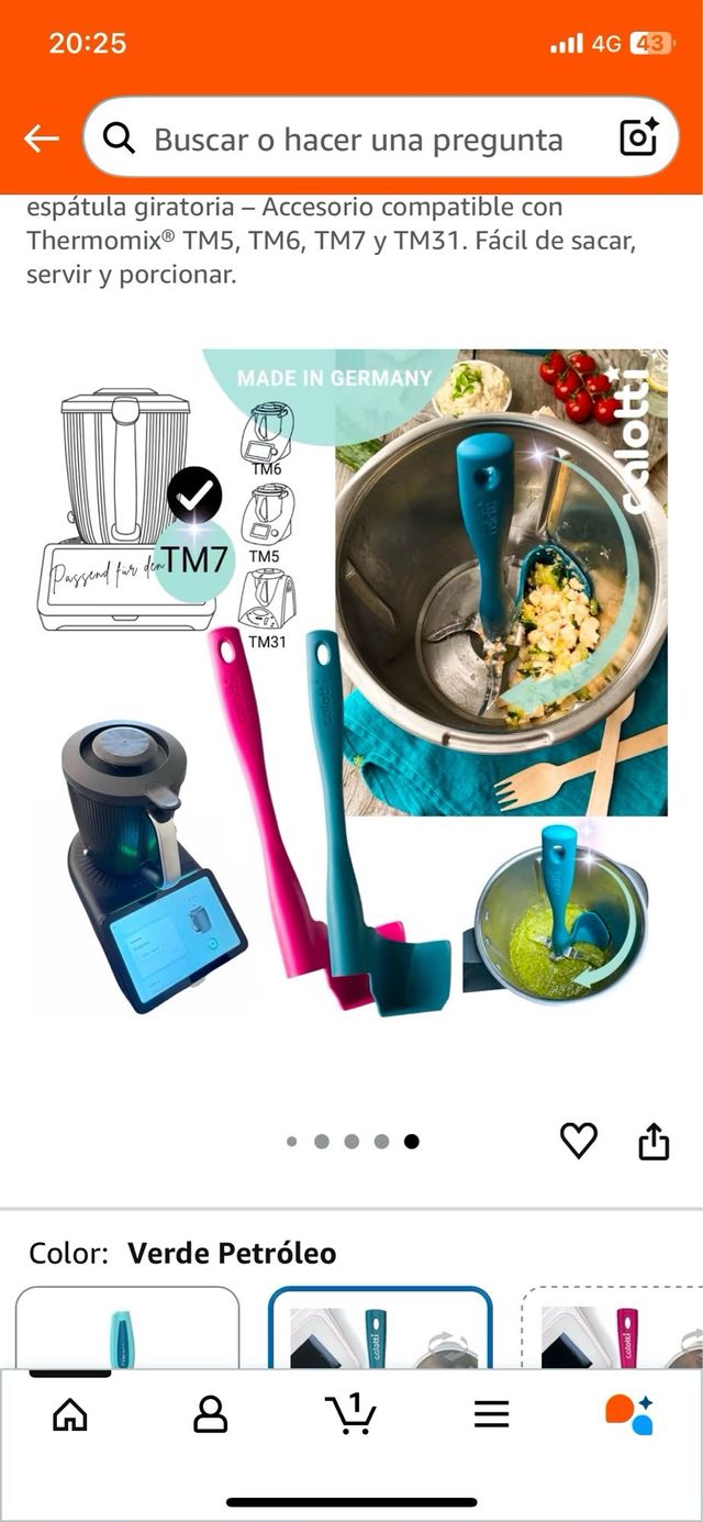 Palettina rotante Thermomix TM5/TM6/TM7 e TM31