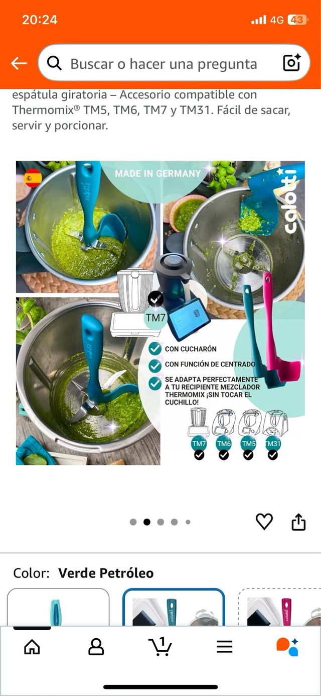 Palettina rotante Thermomix TM5/TM6/TM7 e TM31