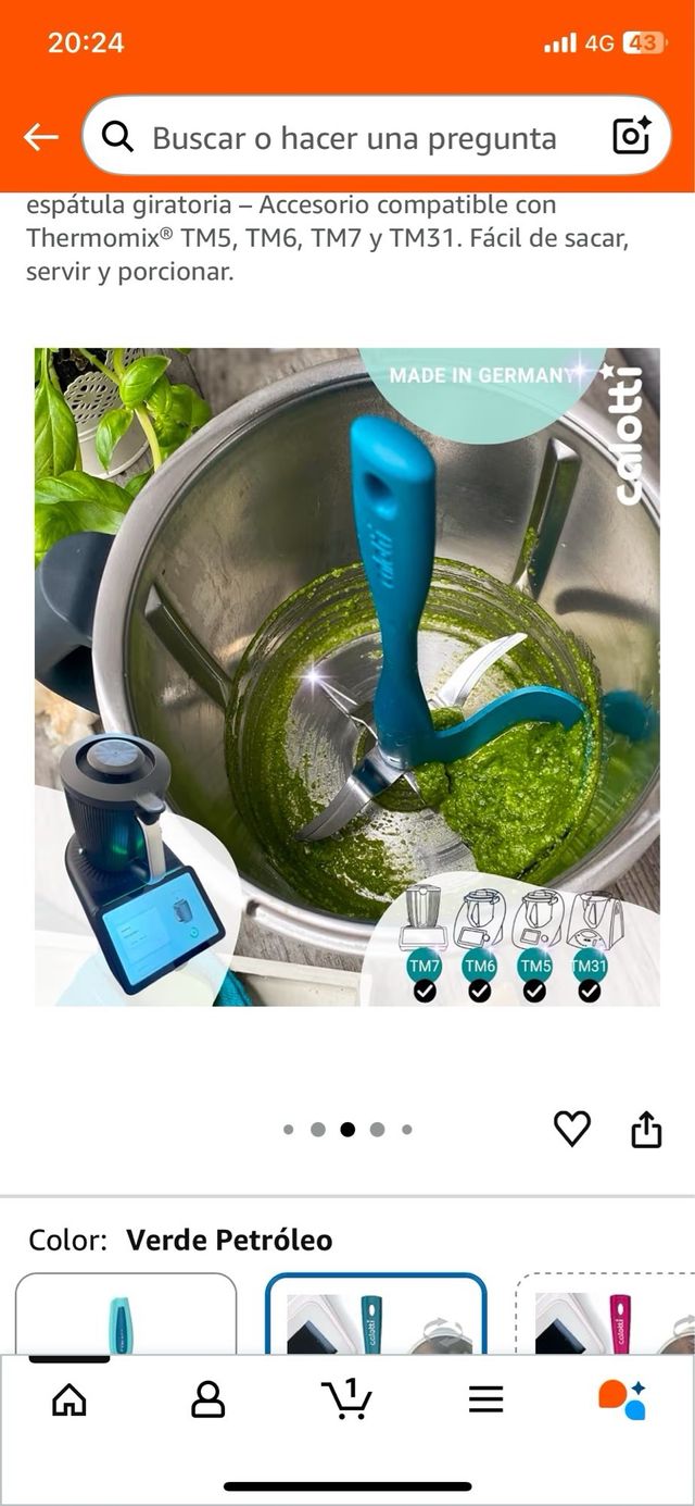 Palettina rotante Thermomix TM5/TM6/TM7 e TM31