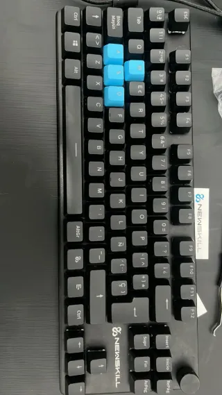 Teclado Mecánico Newskill Serike V2 TKL Negro/Azul