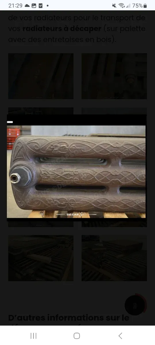 Radiadores de hierro: venta y restauración