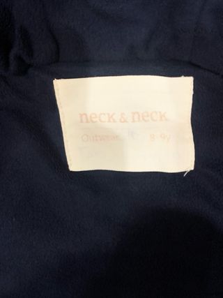 Cappotto Neck & Neck blu per bambini piccoli