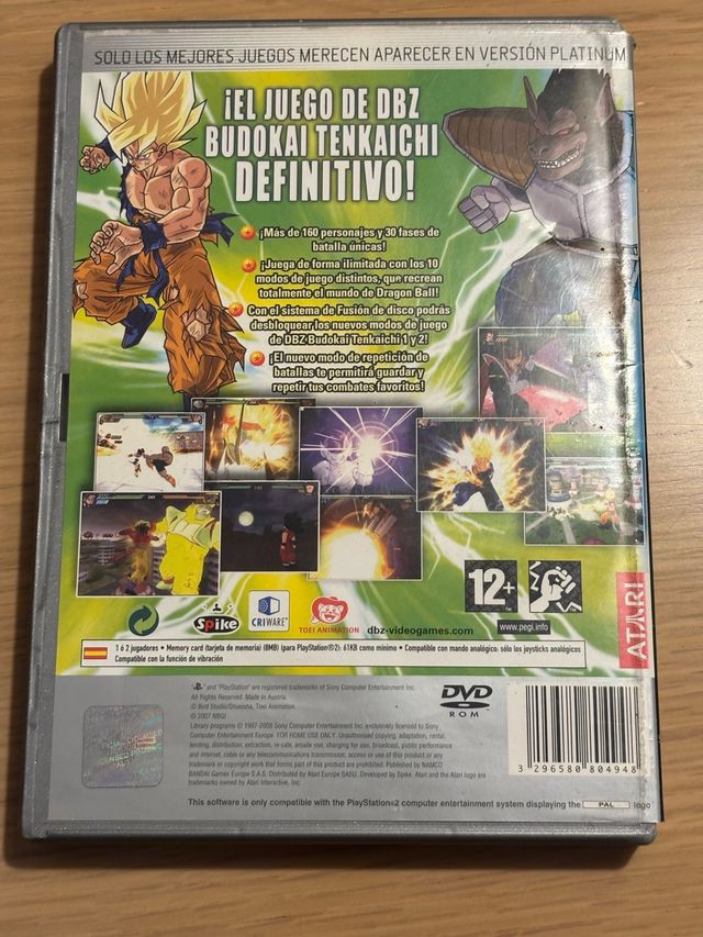 Juego PS2 Dragon Ball Z Budokai Tenkaichi 3