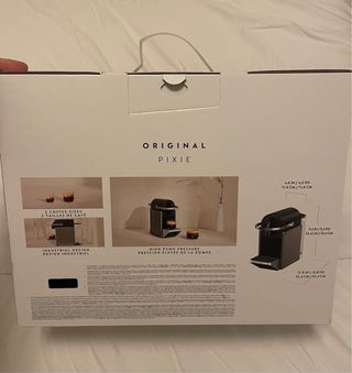 Cafetera Nespresso Pixie Azul Oscuro + Cápsulas