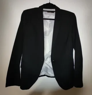 Chaqueta Blazers Negra Stradivarius Talla XL