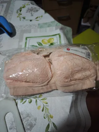 Pack 3 Sujetadores HONGDOU Rosa Encaje