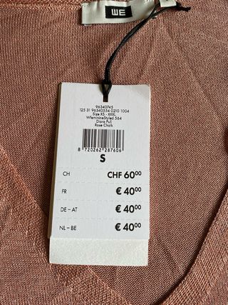 Jersey WE brillante talla S