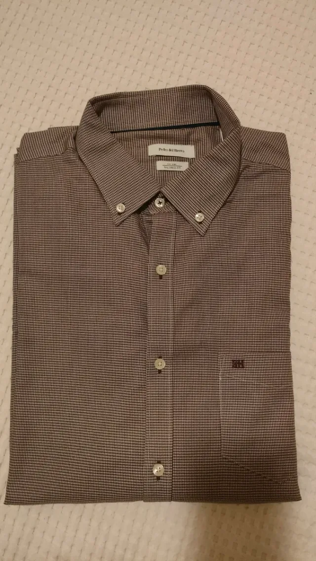 Camisa Pedro del Hierro Marrón Talla L