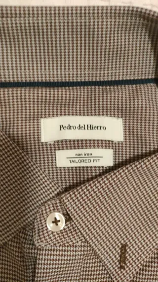 Camisa Pedro del Hierro Marrón Talla L