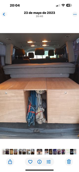 Mueble Camper Multivan , caravelle t6 con colchón