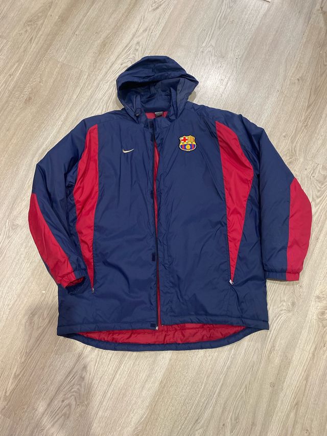 Abrigo Barça Nike Azul/Rojo Época Cruyff