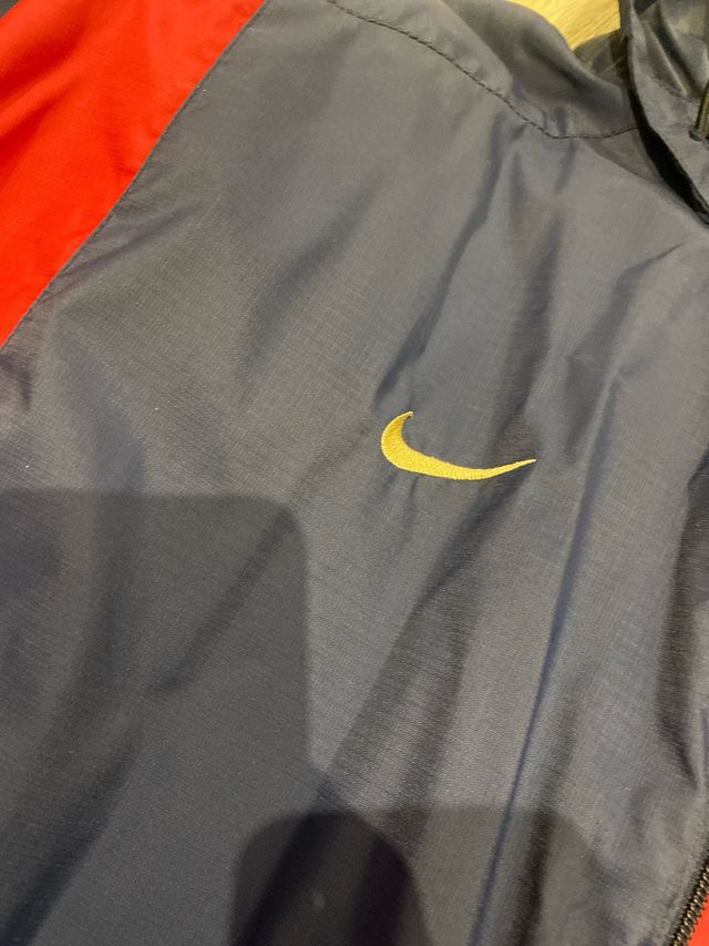 Abrigo Barça Nike Azul/Rojo Época Cruyff