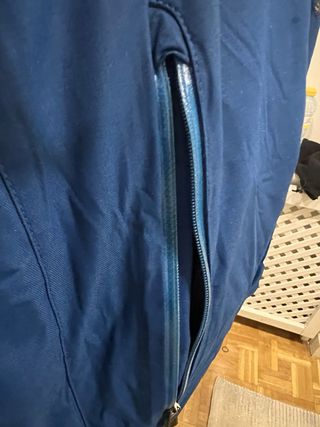 Cazadora Columbia XL azul con gorro