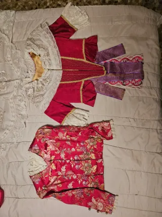 Traje niña Fallera Fucsia 5/7 años