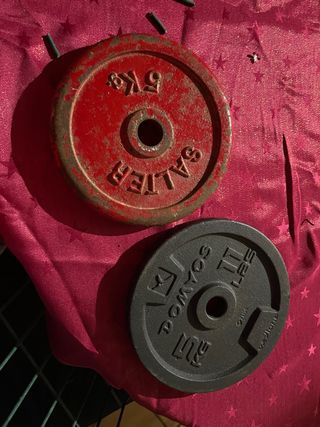 Discos de pesa 5 kg (Salter)