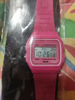 Reloj Digital Rosa