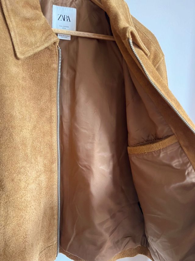 Cazadora Zara Pelo Marrón