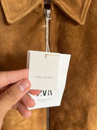 Cazadora Zara Pelo Marrón