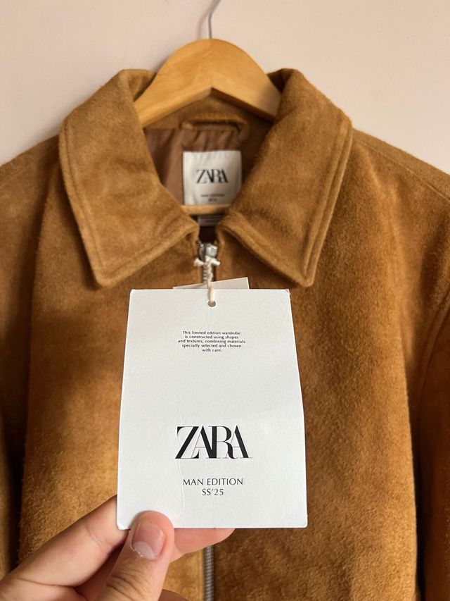 Cazadora Zara Pelo Marrón