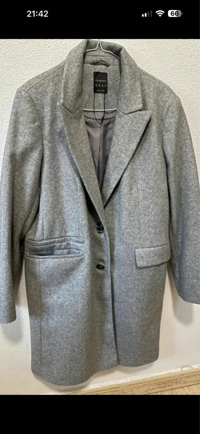 Abrigo gris Primark