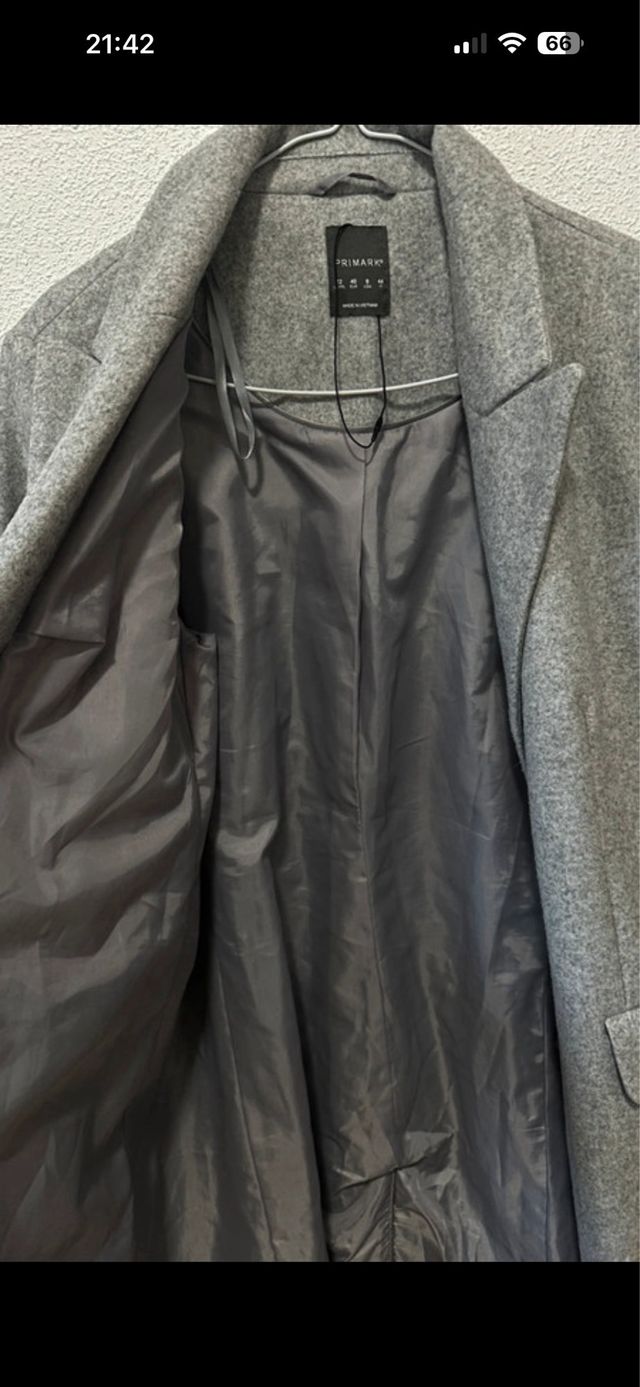 Abrigo gris Primark