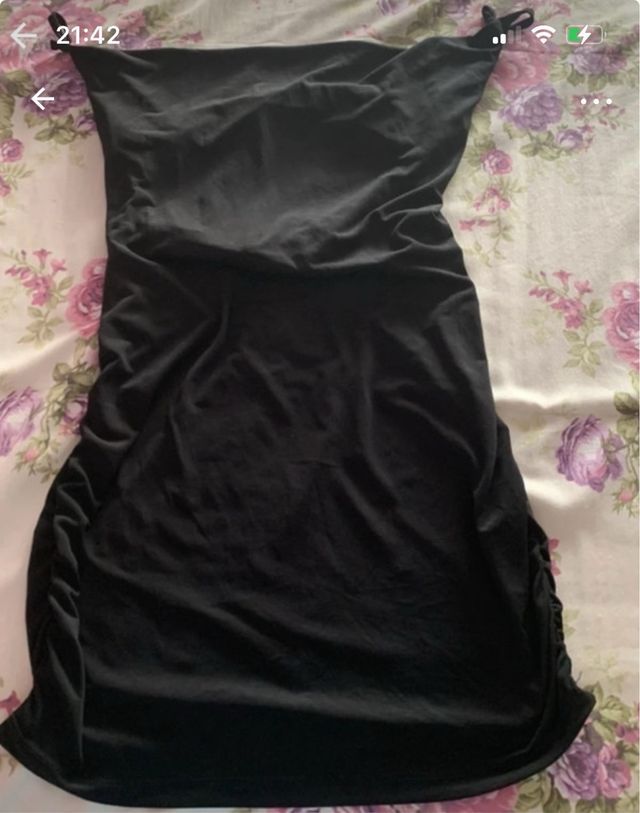 Vestido de fiesta mujer negro