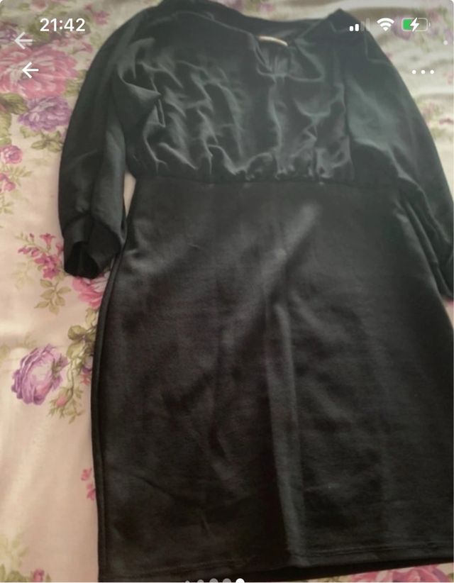 Vestido de fiesta mujer negro