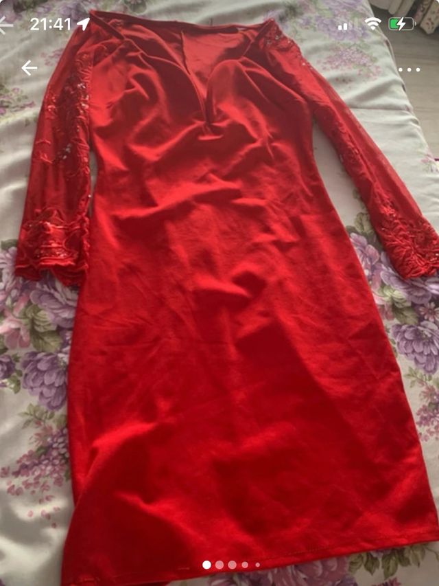 Vestido de fiesta mujer negro