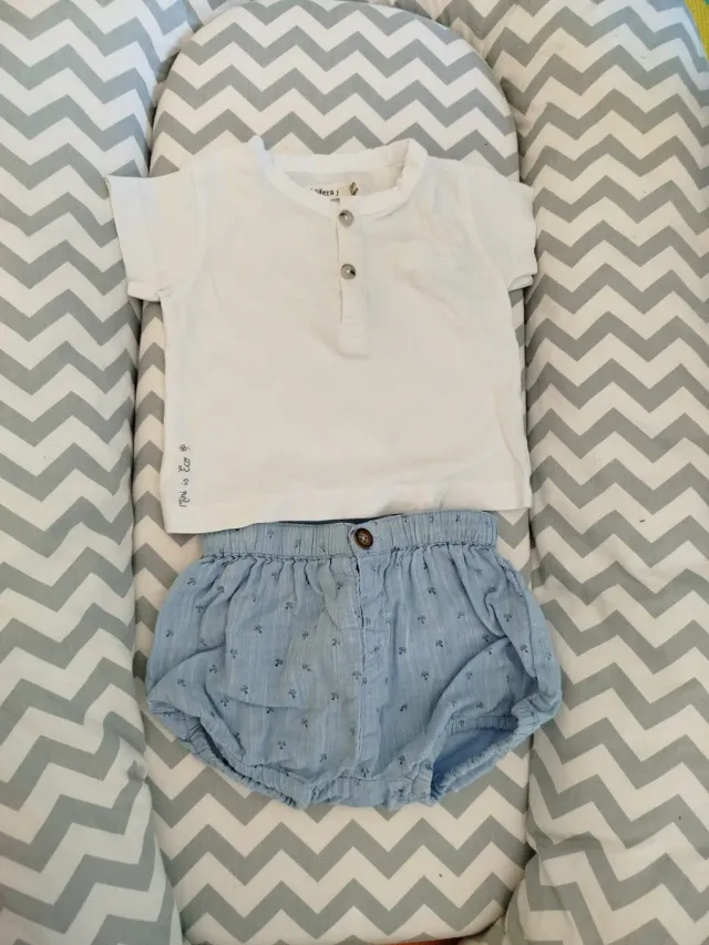 Conjunto Sfera Bebé 3-6m Camiseta y Pantalón