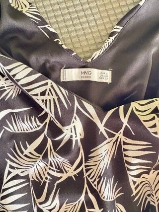 Mono corto estampado hojas