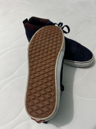 Zapatillas Vans Azul Marino y Marrón