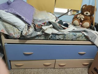 Armario con cajones y cama nido