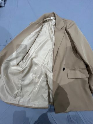 Chaqueta americana beige