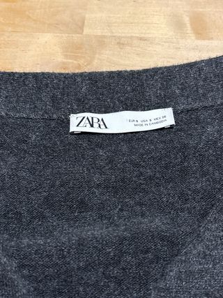 Vestido cárdigan Zara Talla S
