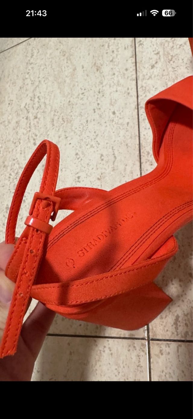 Tacones rojos plataforma