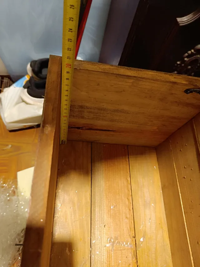 Baúl de madera antiguo