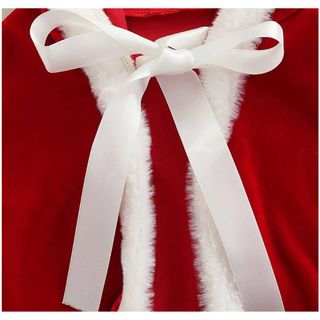 Capa Terciopelo Navideña Premium Roja 120cm