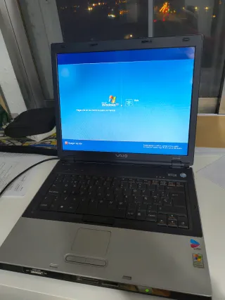 Sony Vaio VGN portátil plata