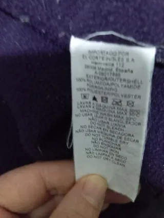 Plumífero mujer morado