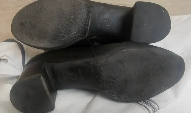 Botines Geox Piel Negros Talla 38