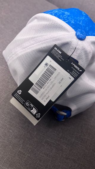 Gorra Under Armour Golf Azul y Blanca