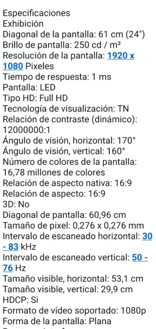 Monitor BenQ Negro/Gris