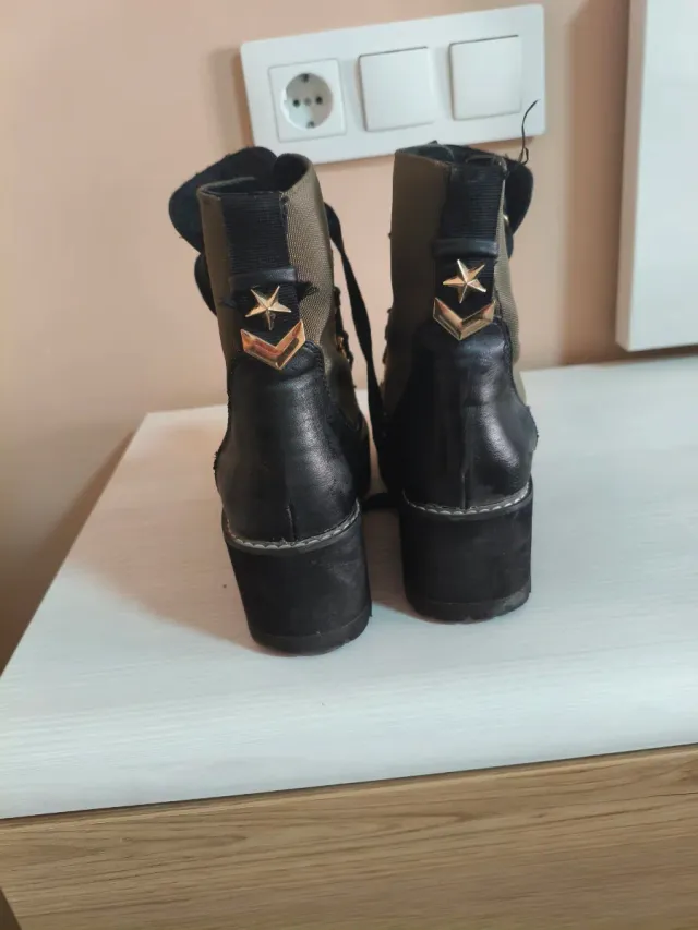 Botas militares caña alta