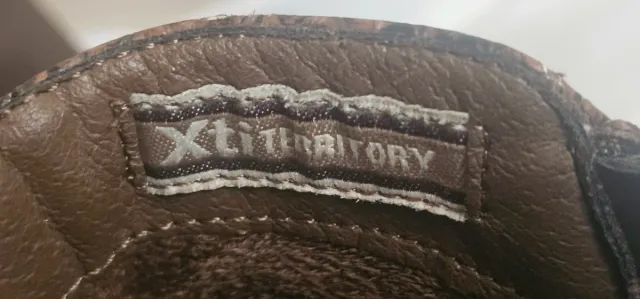 Botines Xti Marrones Piel Serpiente