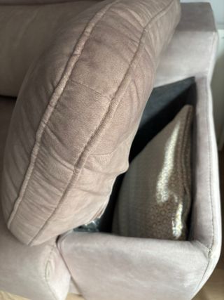 Sofá 3-4 plazas beige tela