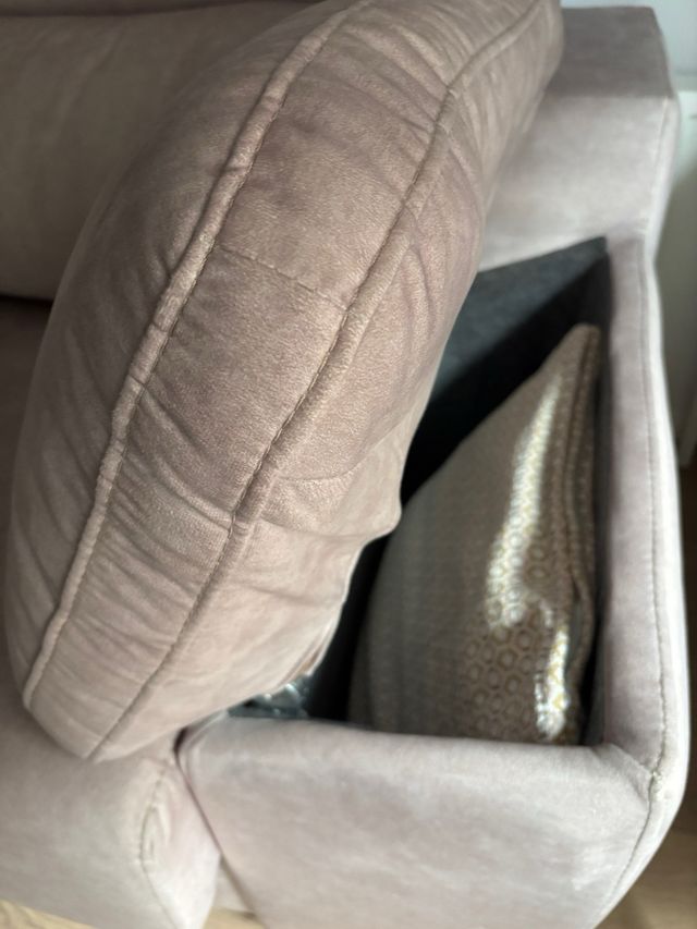 Sofá 3-4 plazas beige tela