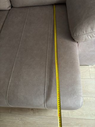 Sofá 3-4 plazas beige tela